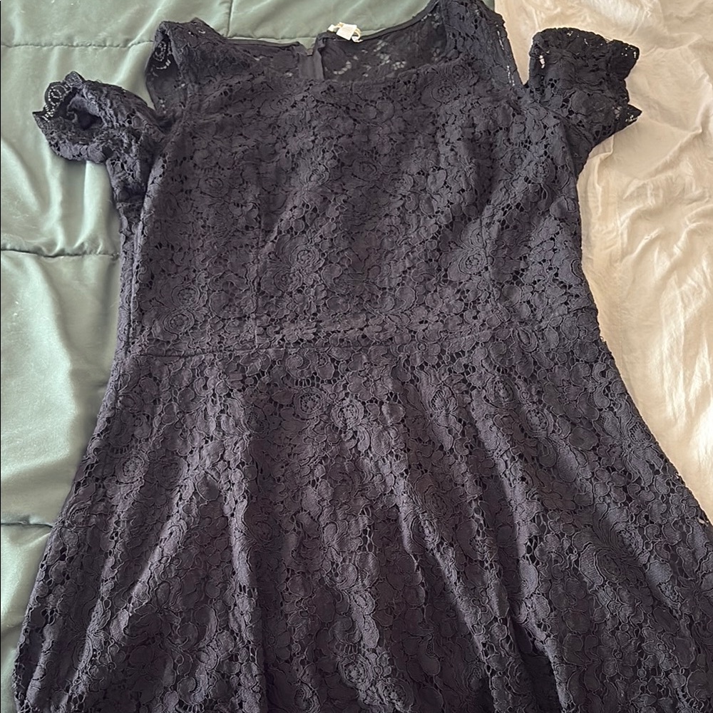 C Brand Charcoal Lace Top